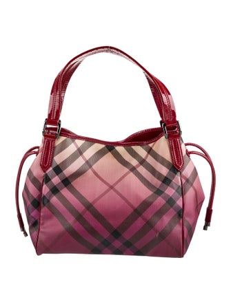 Burberry Super Nova Check Hobo