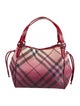 Burberry Super Nova Check Hobo
