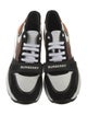 Burberry House Check Pattern Leather Sneakers