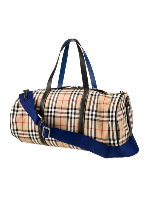 Burberry Haymarket Check Weekender Bag