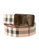 Burberry House Check Pattern Skinny Belt