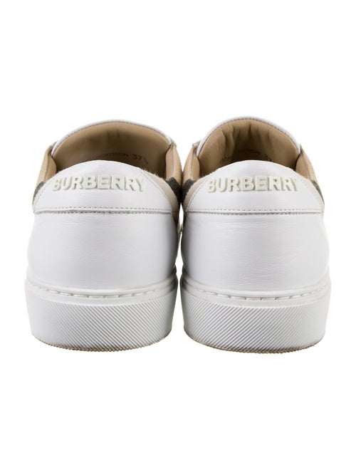 Burberry Leather Printed Sneakers