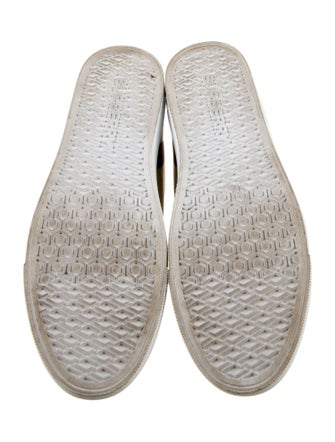 Burberry Leather Printed Sneakers