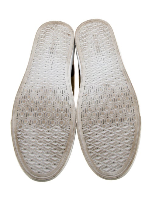 Burberry Leather Printed Sneakers