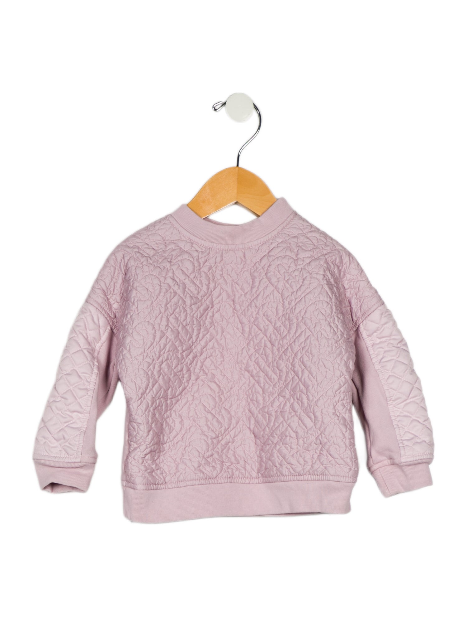 Burberry Toddler Girls' Solid Quilted Sweatshirt