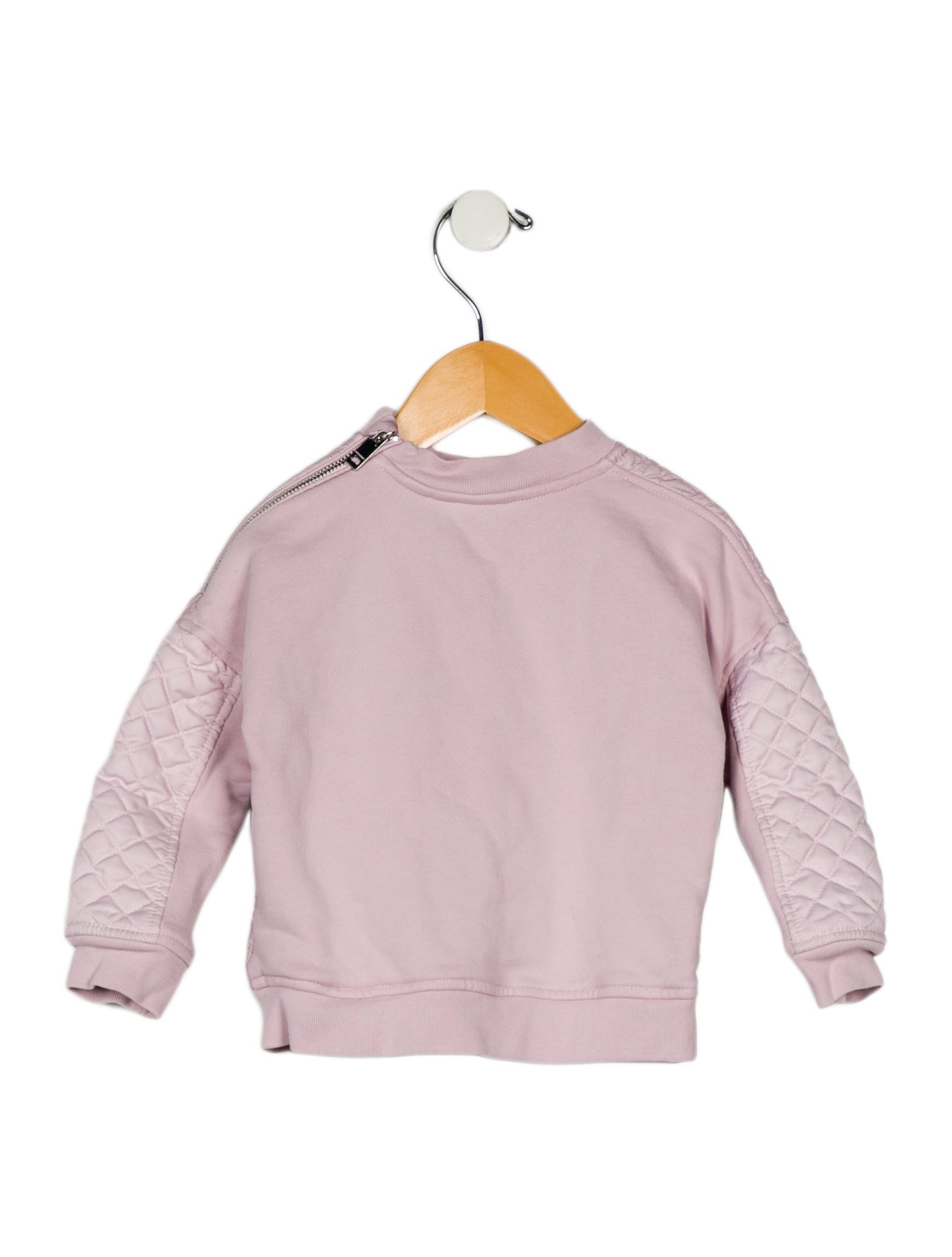 Burberry Toddler Girls' Solid Quilted Sweatshirt