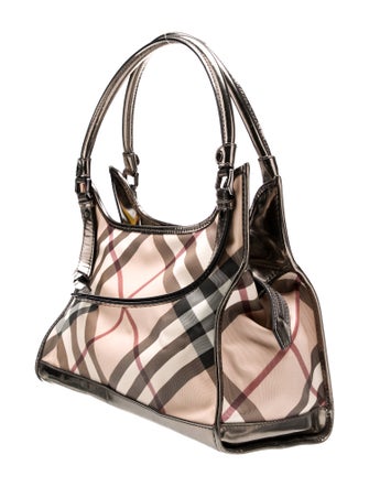 Burberry Super Nova Check Shoulder Bag