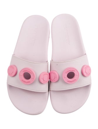 Burberry Rubber Printed Slides