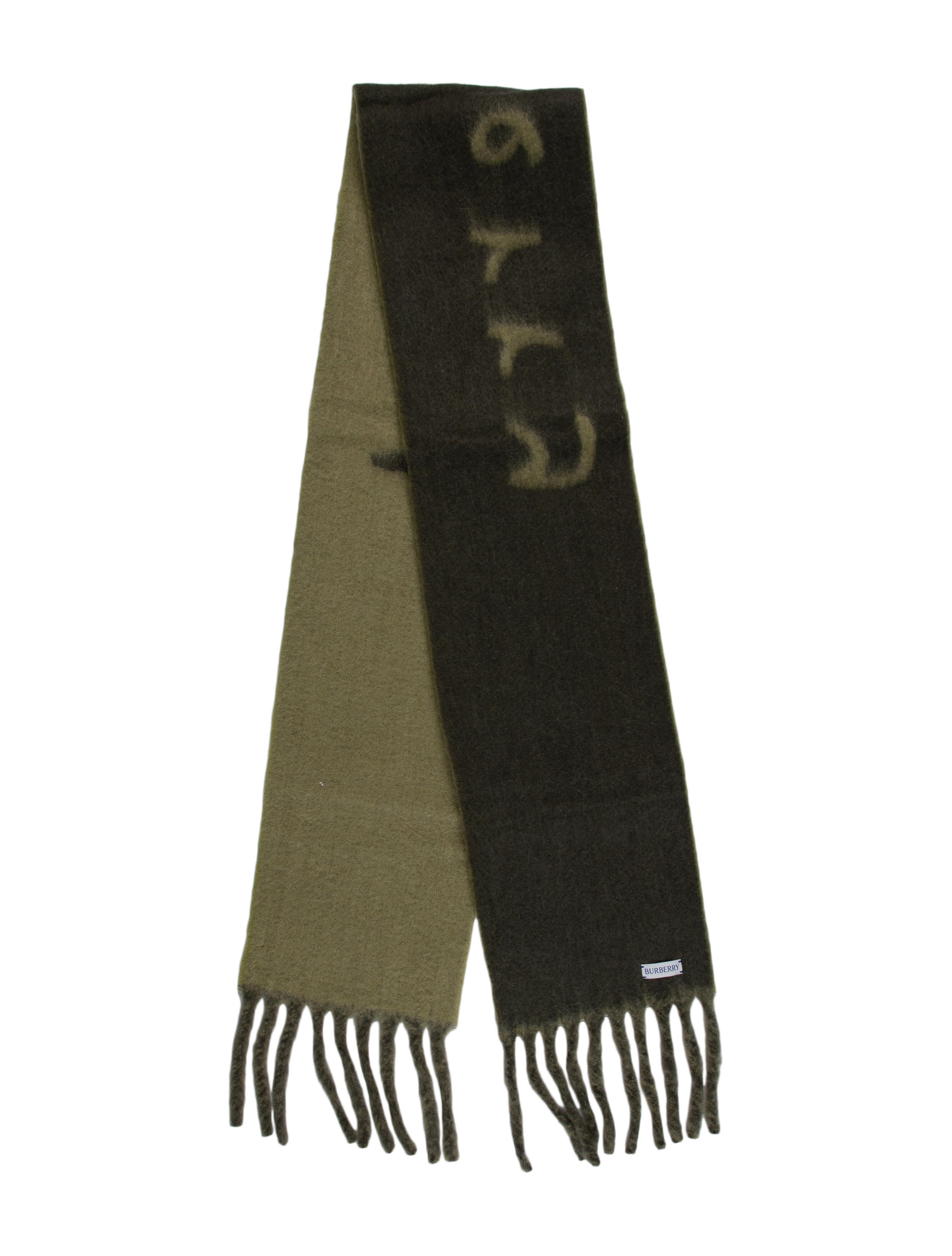 Burberry Alpaca Printed Scarf