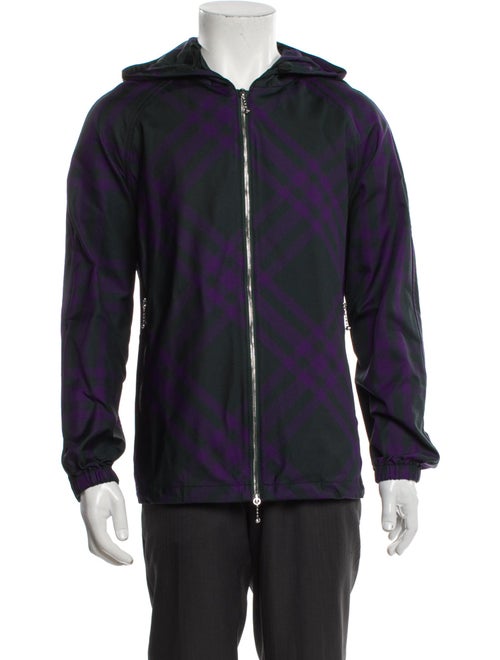 Burberry Striped Windbreaker