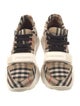 Burberry Nova Check Pattern Nylon Chunky Sneakers