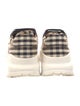 Burberry Nova Check Pattern Nylon Chunky Sneakers