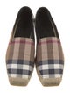 Burberry Plaid Print Espadrilles