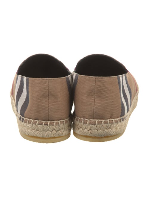 Burberry Plaid Print Espadrilles