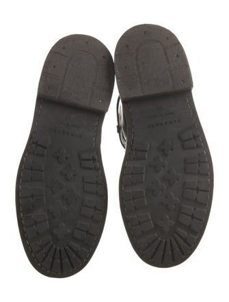 Burberry Leather Moto Boots