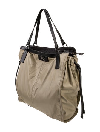 Burberry Nylon Top Handle Bag