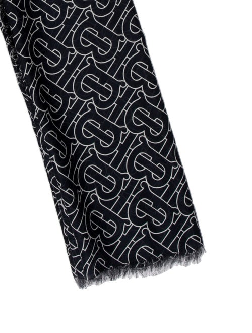 Burberry TB Monogram Printed Scarf