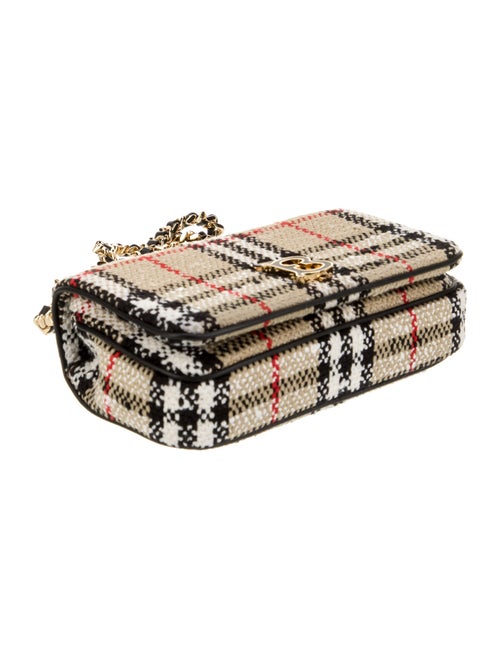 Burberry Tweed Shoulder Bag