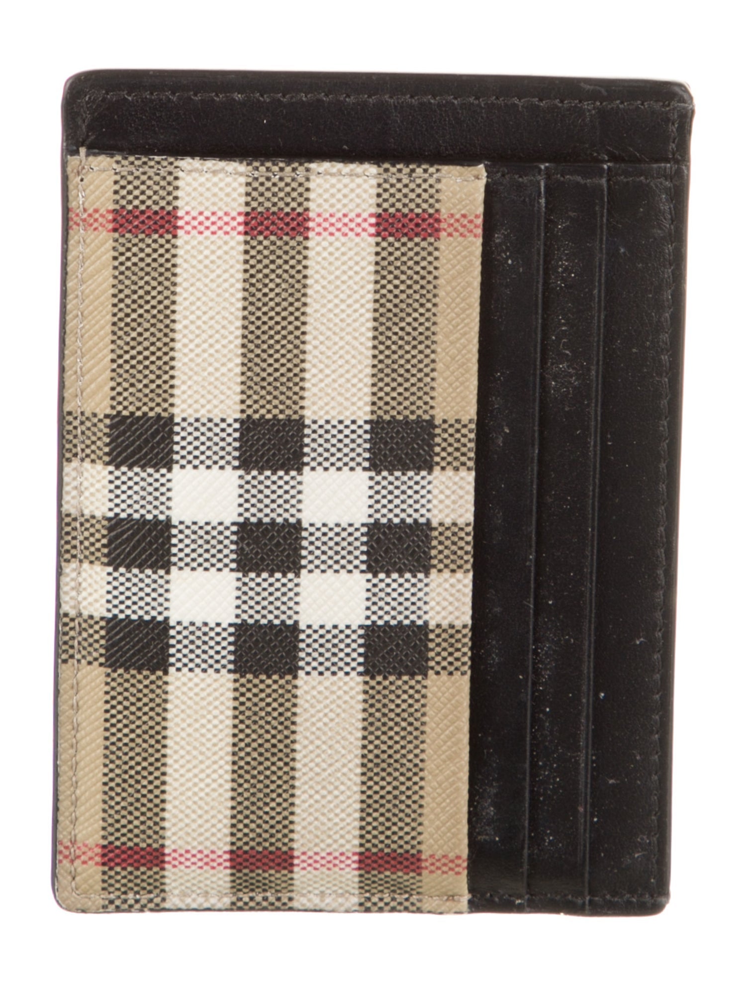 Burberry Leather Printed Card Holder