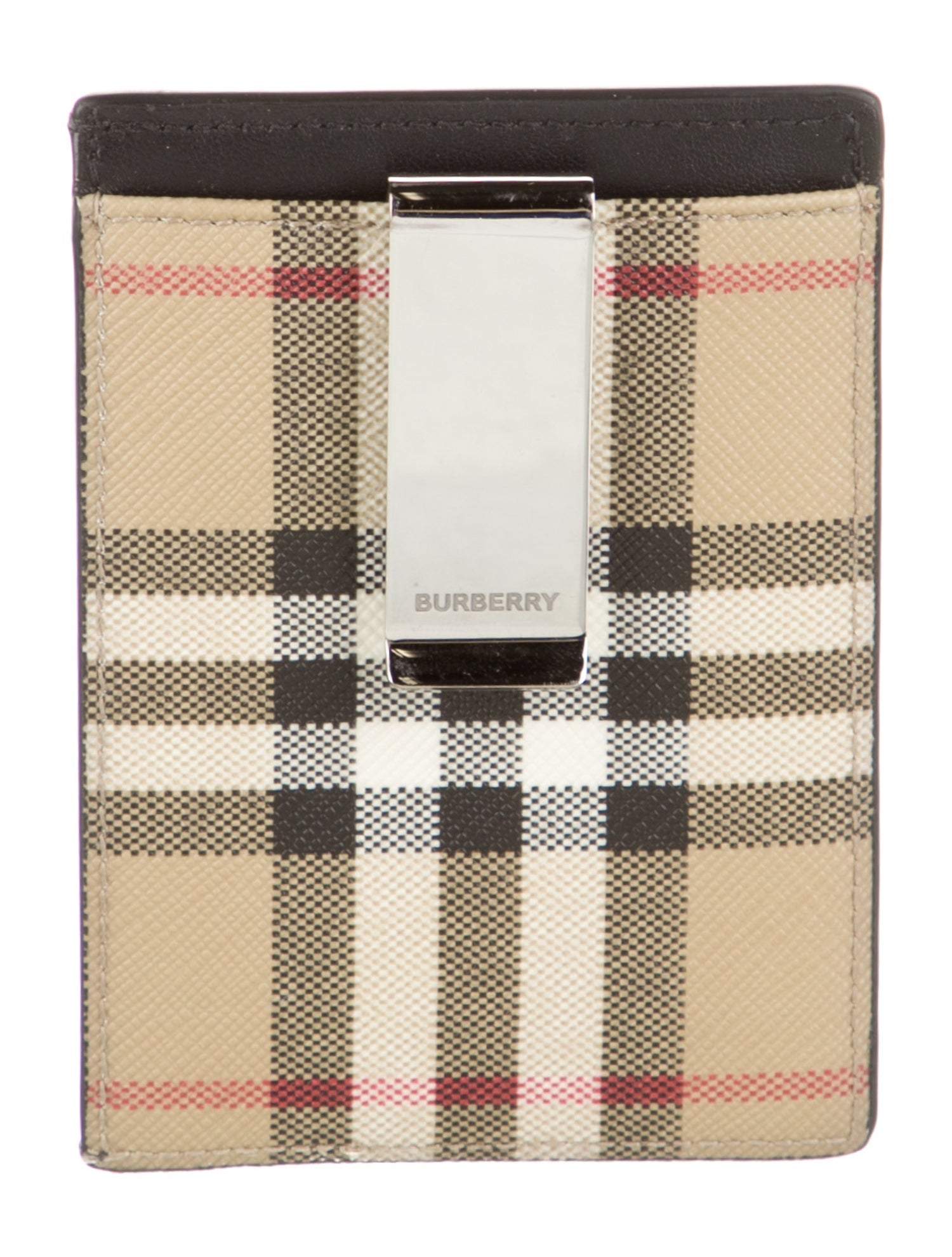 Burberry Leather Printed Card Holder