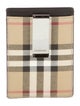 Burberry Leather Printed Card Holder