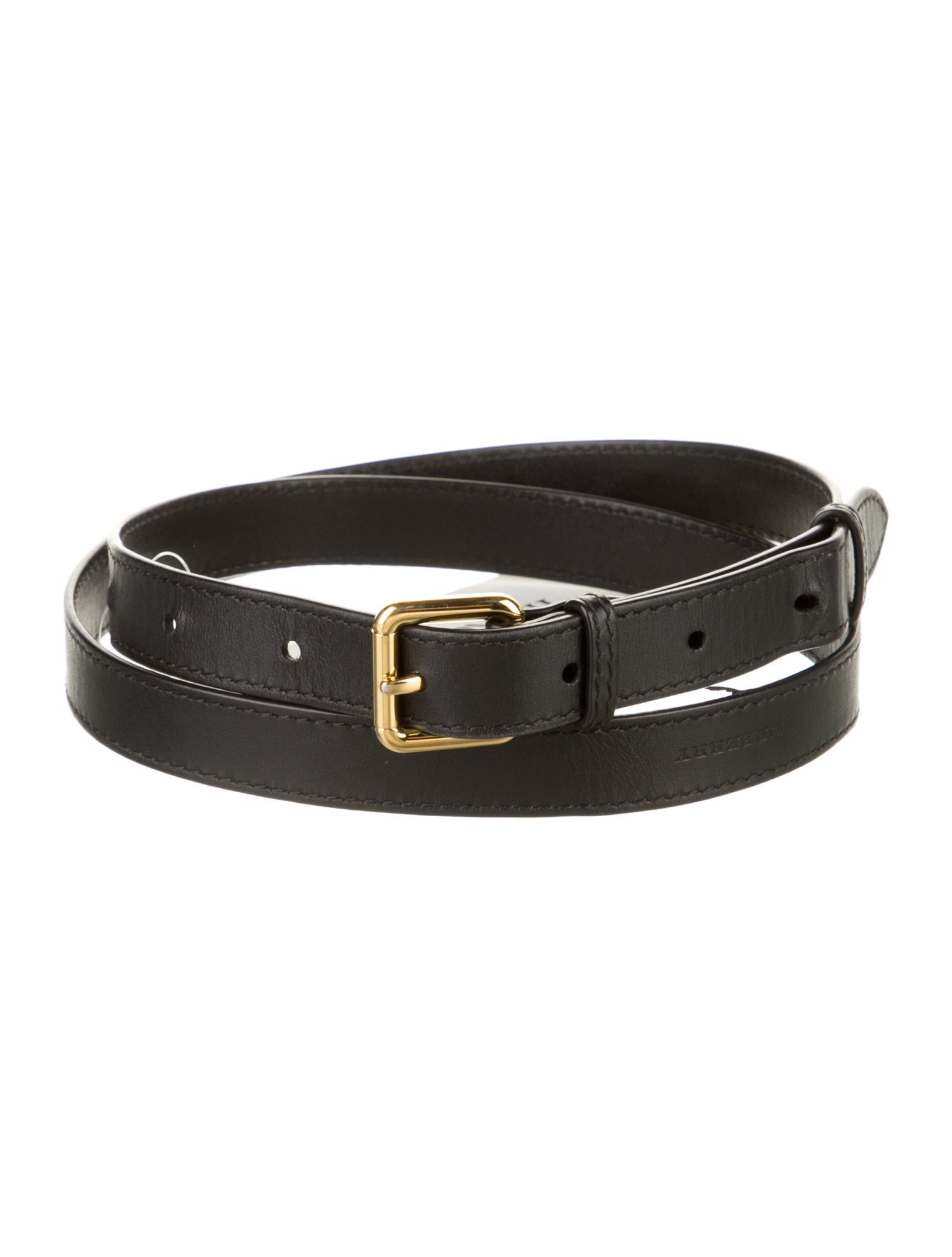 Burberry Skinny Leather Belt