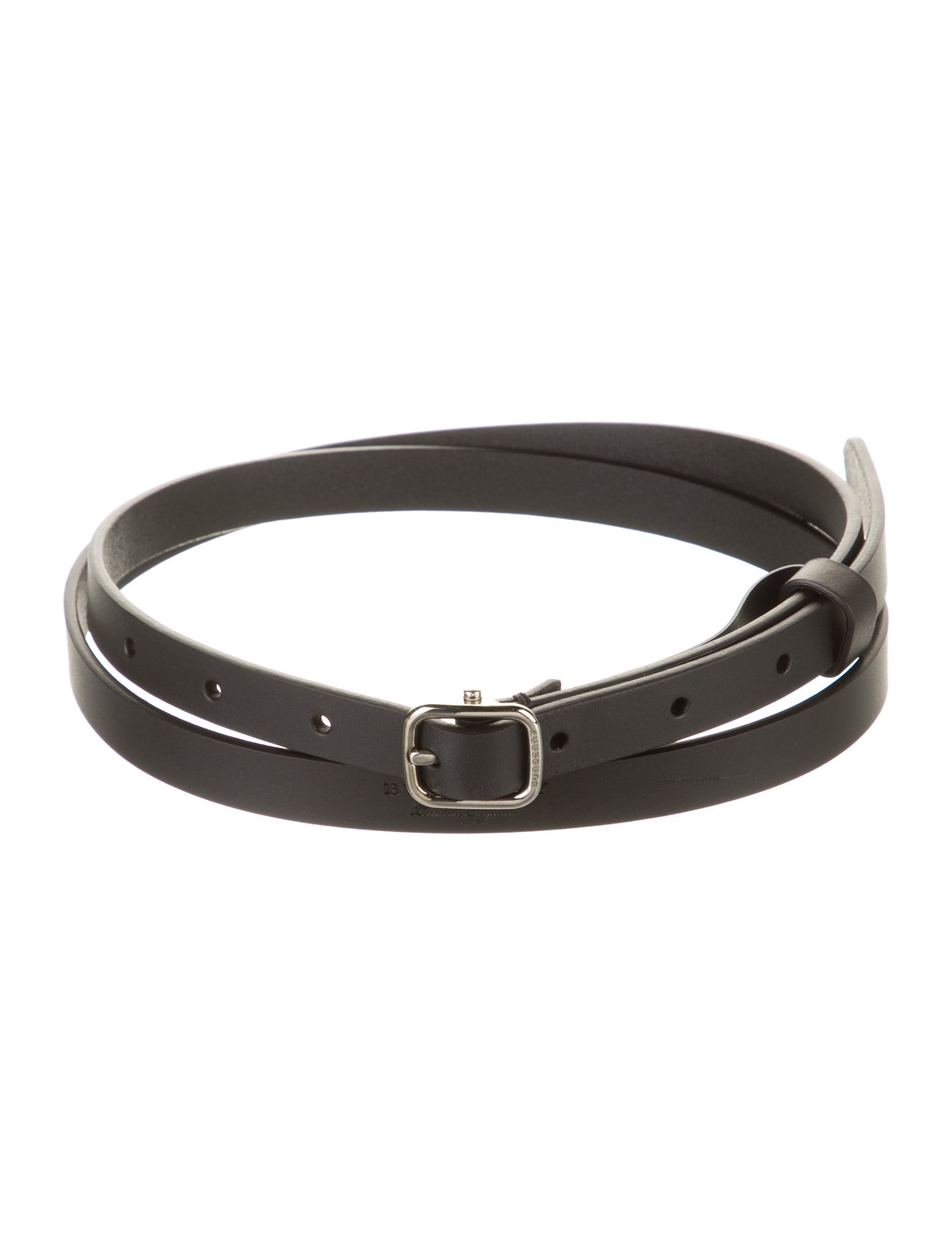Burberry Skinny Leather Belt