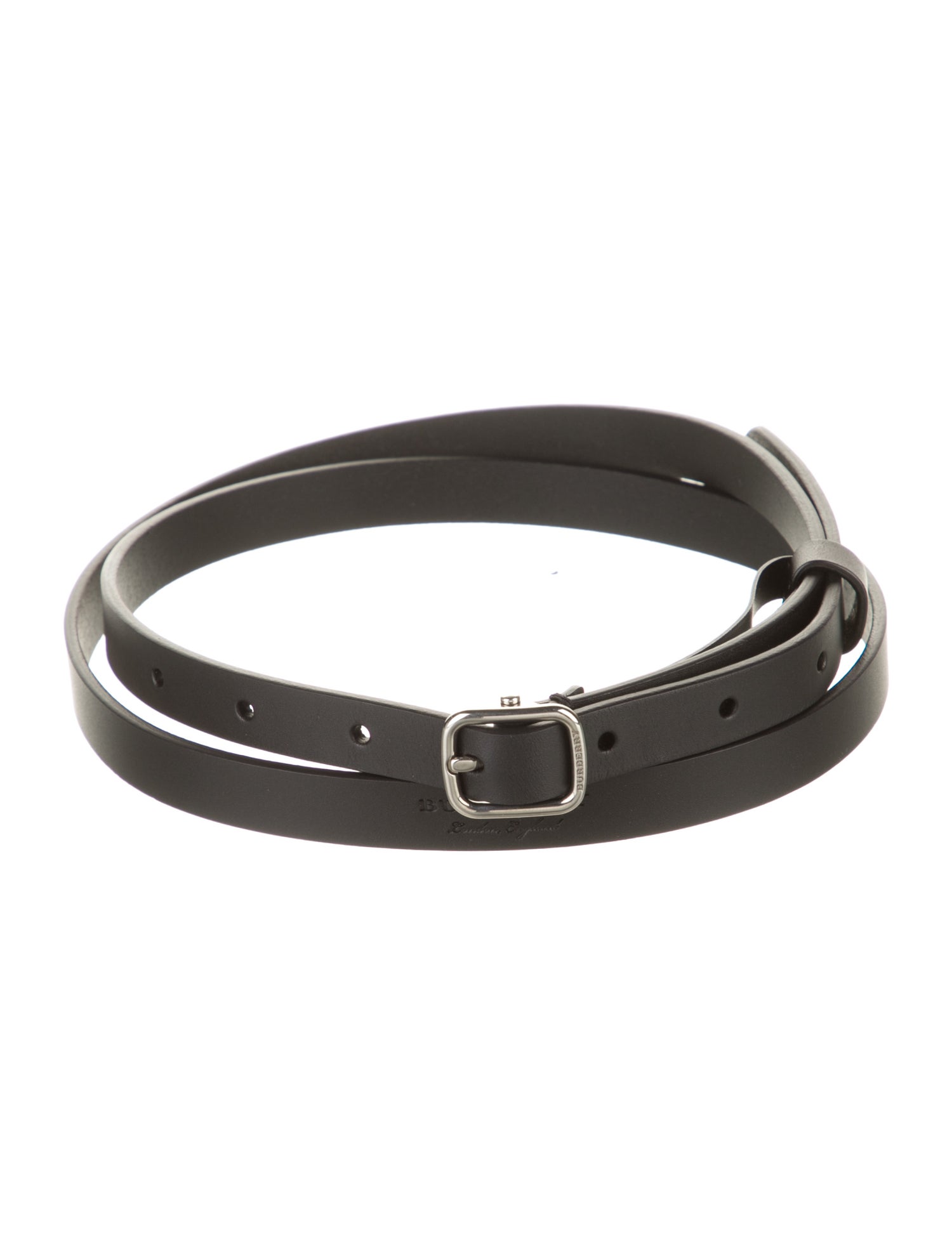 Burberry Skinny Leather Belt w/ Tags