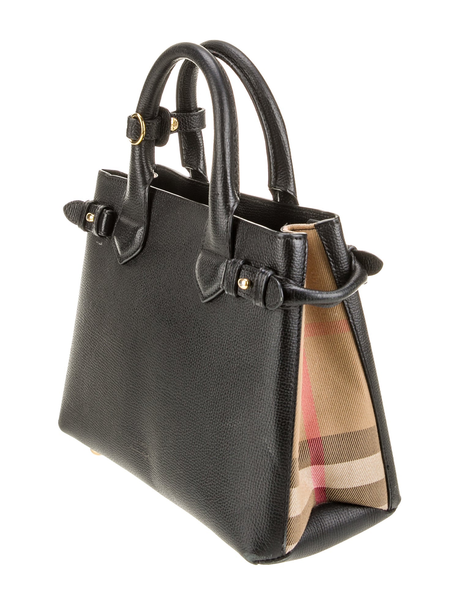 Burberry Nova Check Top Handle Bag