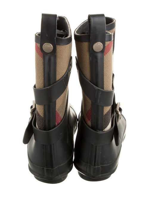 Burberry Exploded Check Pattern Rubber Rain Boots