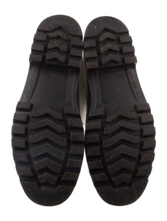 Burberry Smoked Check Pattern Rubber Rain Boots