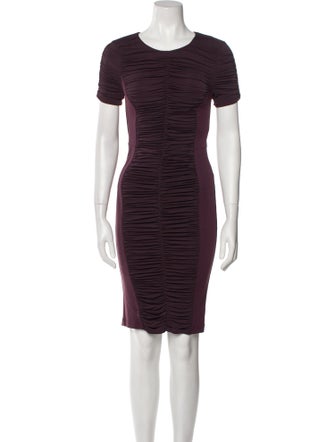 Burberry Scoop Neck Mini Dress