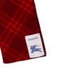 Burberry Wool Plaid Print Scarf