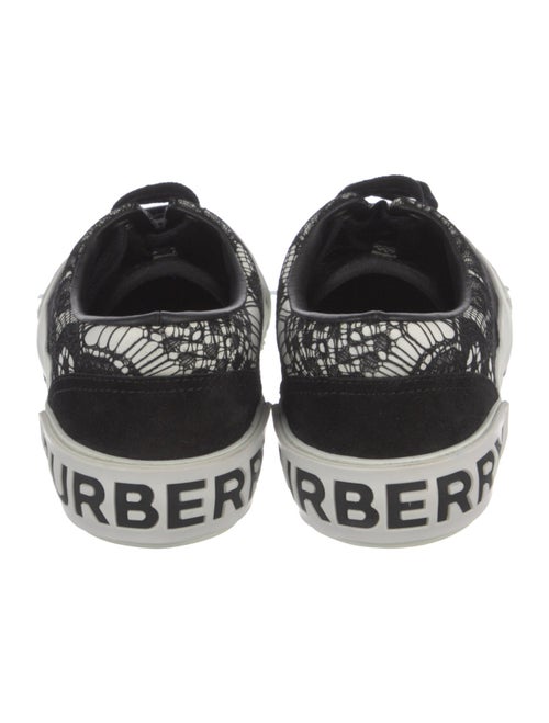 Burberry Suede Printed Sneakers