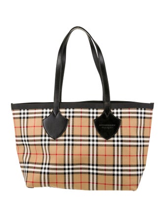 Burberry Vintage Check Giant Reversible Tote Bag Vintage