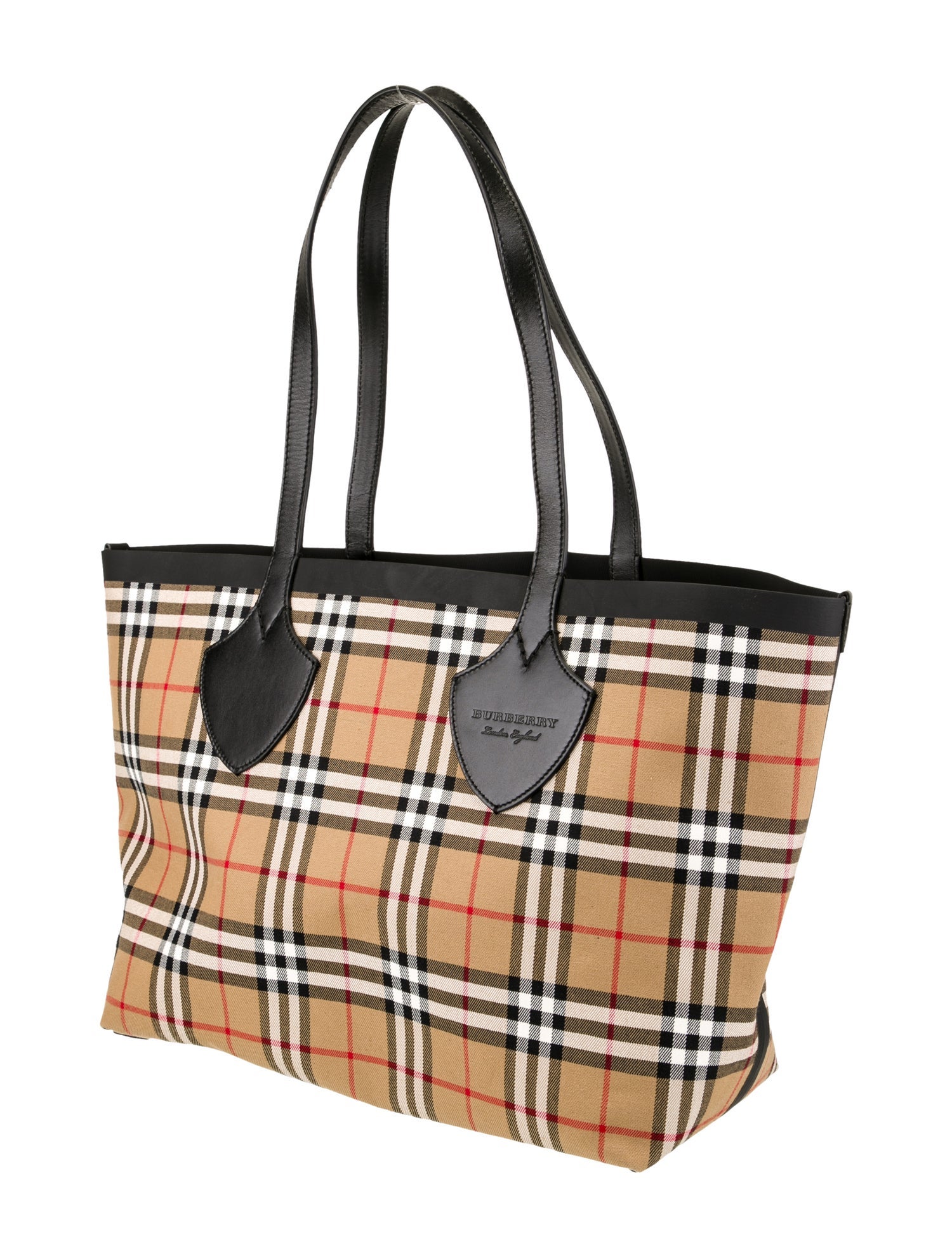 Burberry Vintage Check Giant Reversible Tote Bag Vintage