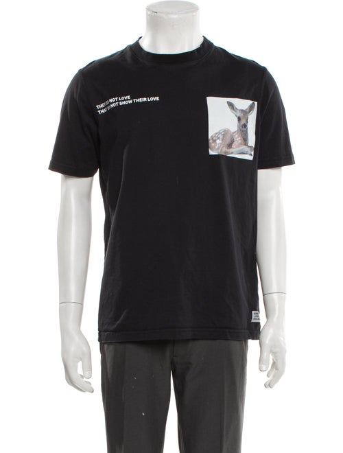 Burberry Nova Check Pattern Crew Neck T-Shirt