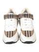 Burberry Nova Check Pattern Leather Sneakers