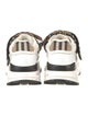 Burberry Nova Check Pattern Leather Sneakers