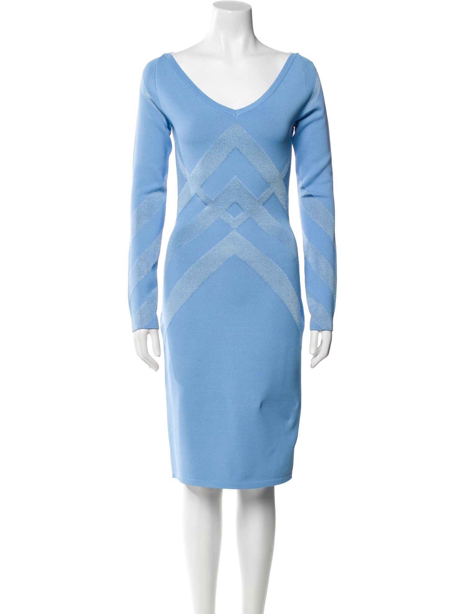 Burberry Scoop Neck Knee-Length Dress w/ Tags