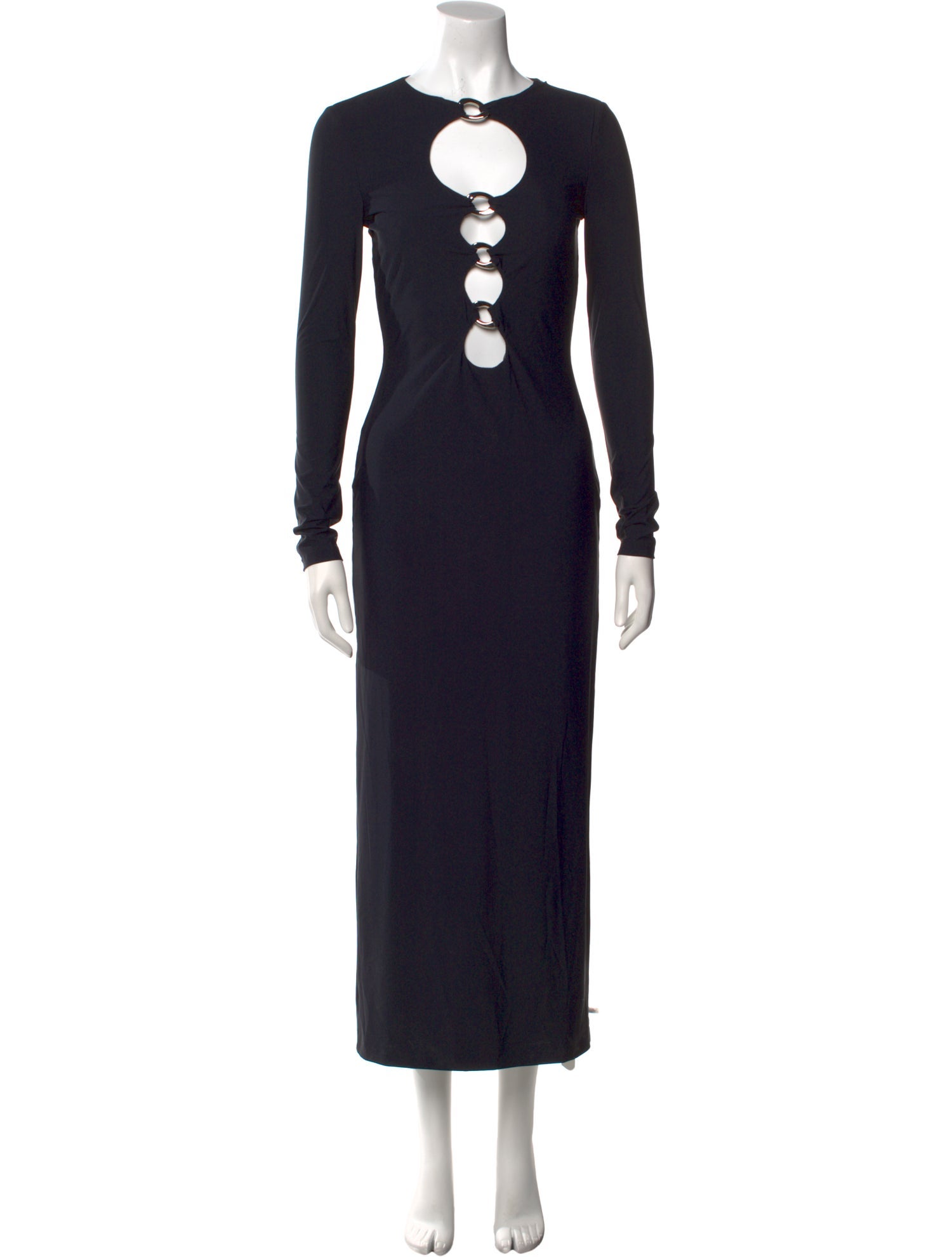 Burberry Crew Neck Long Dress