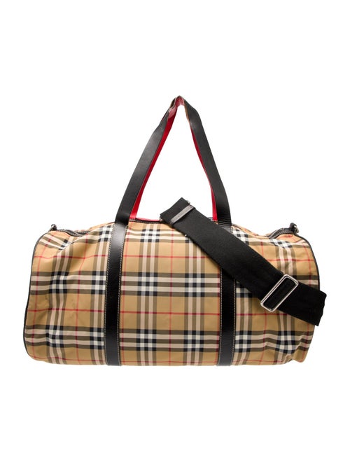 Burberry Nylon Weekender Bag