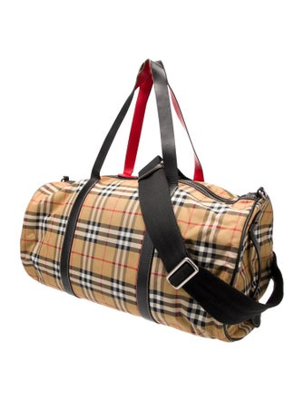 Burberry Nylon Weekender Bag
