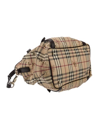 Burberry Haymarket Check Shoulder Bag