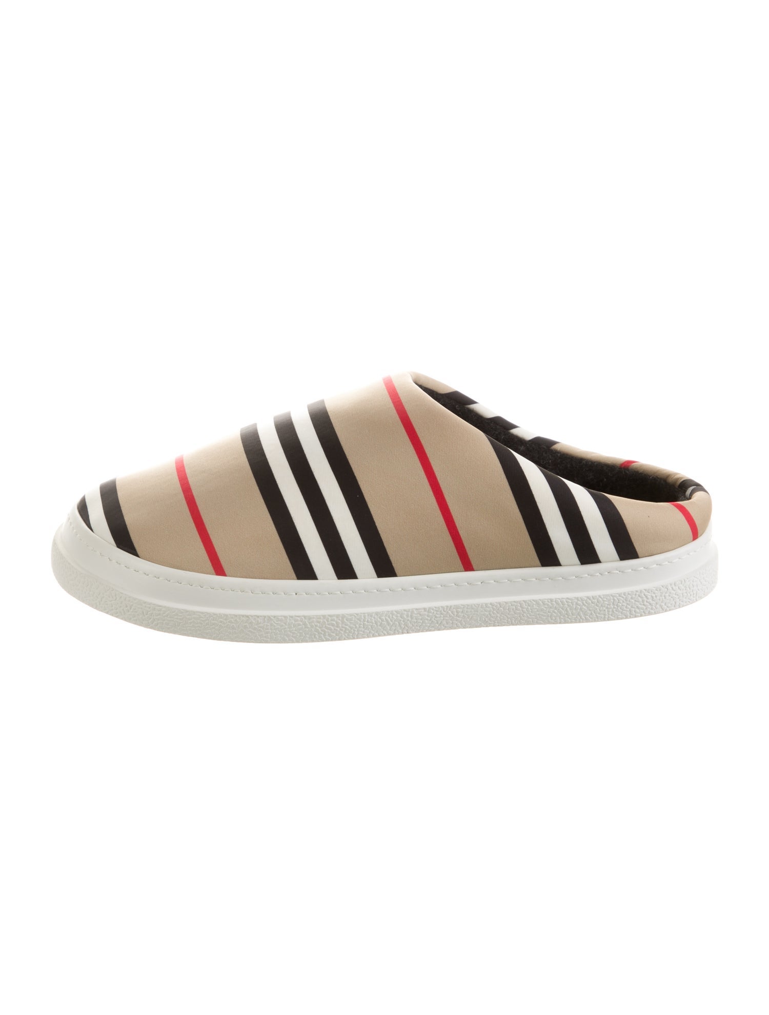 Burberry Rubber Striped Mules