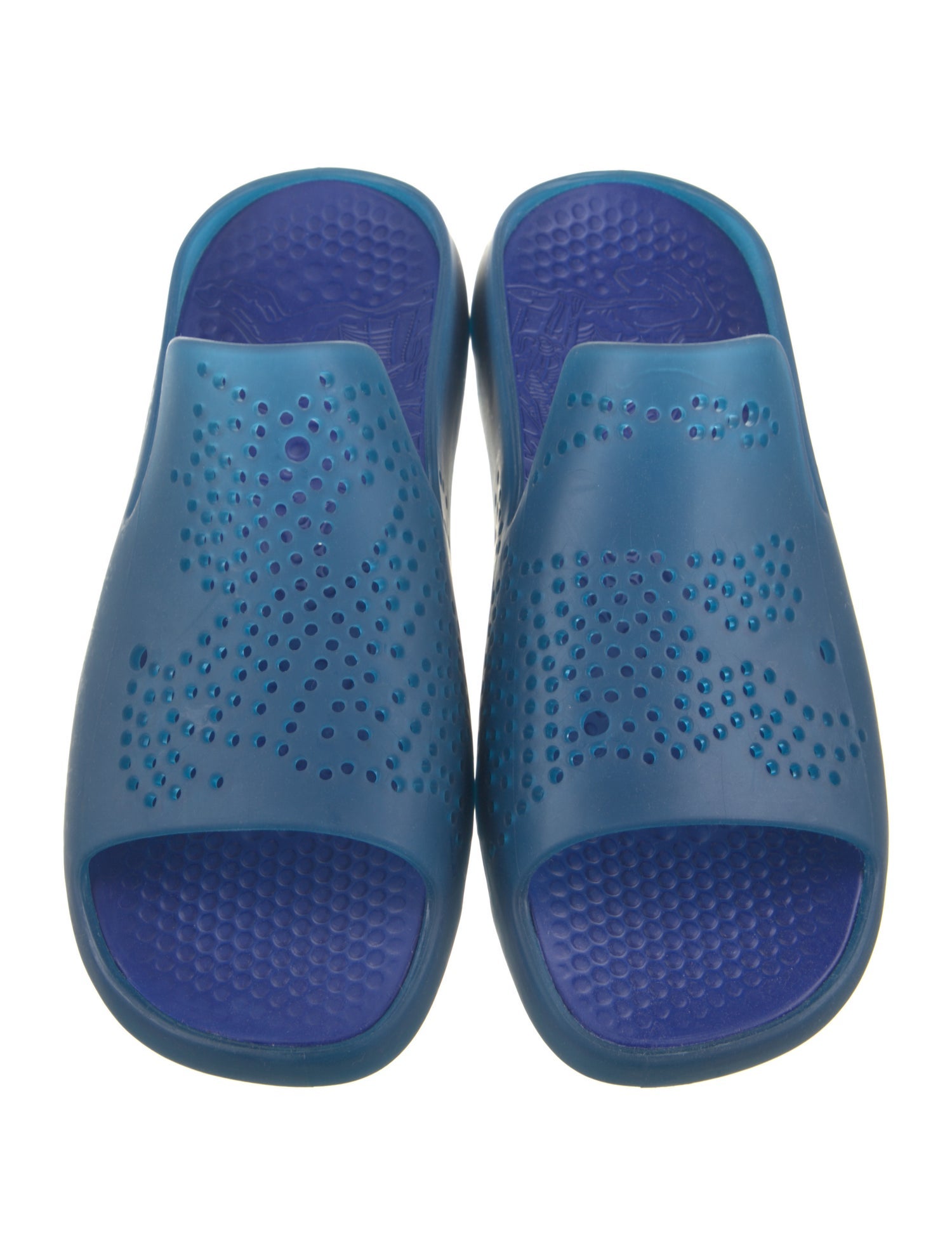 Burberry Rubber Lasercut Accents Slides