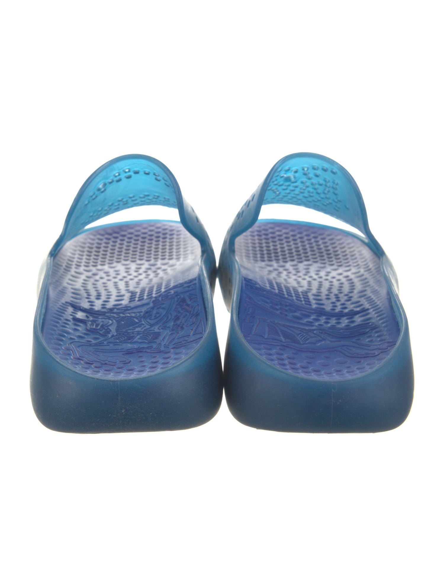 Burberry Rubber Lasercut Accents Slides