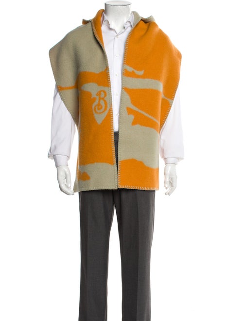 Burberry Wool Printed Shawl