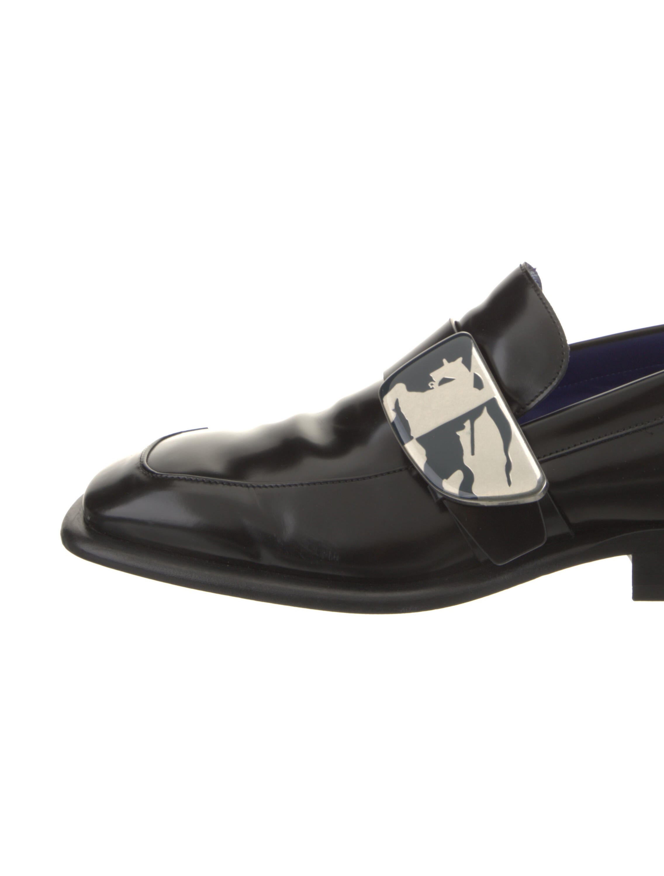 Burberry Leather Dress Loafers
