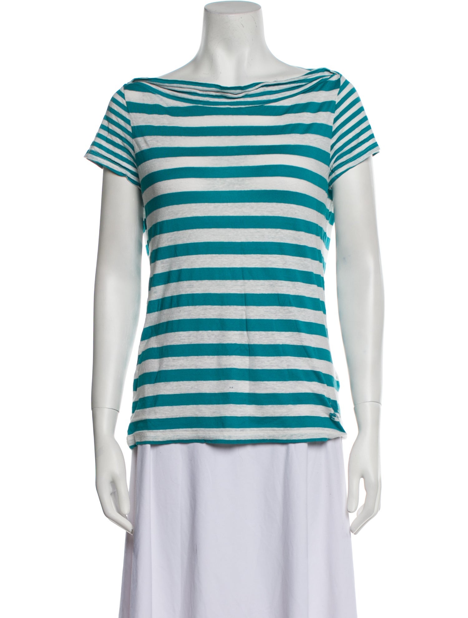 Burberry Brit Linen Striped T-Shirt